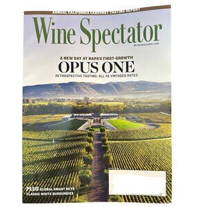 Wine Spectator Magazine November 15 2025 Opus One All 45 Vintages Rated